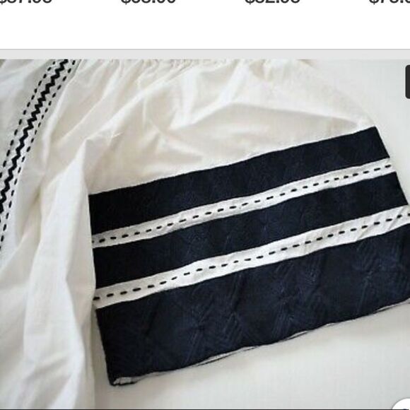 COPY - PORTIA* Embroidered Off The Shoulder Cotton Top - Picture 3 of 3